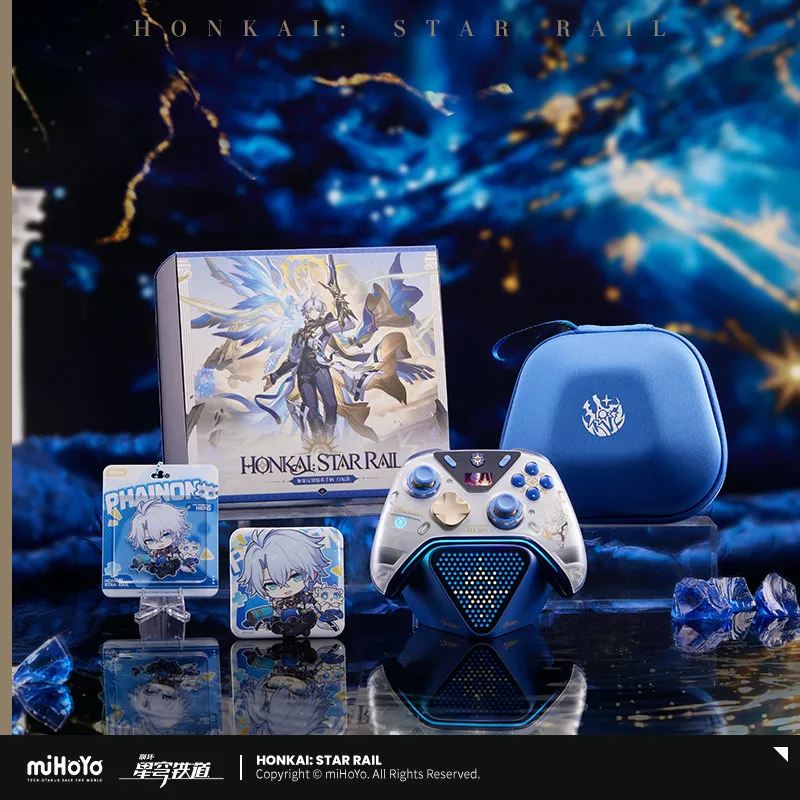 miHoYo Honkai Star Rail Sunday Elite Wireless Controller Haptic Feedback Gamepad with LCD Screen Charging Dock PC Switch Joypad
