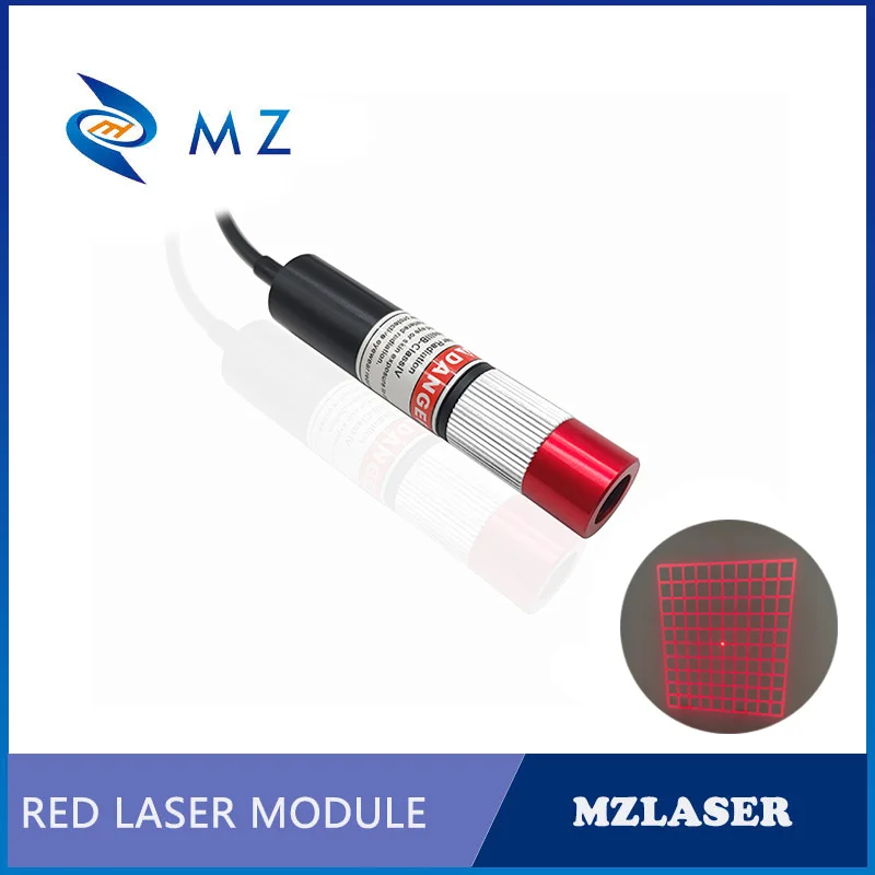 Imagem -04 - Módulo de Diodo Laser Grade Vermelha Ajustável Focando D16 mm 660nm Lente de Ponto 30mw Adaptador e Suporte de Grau Industrial Venda Quente