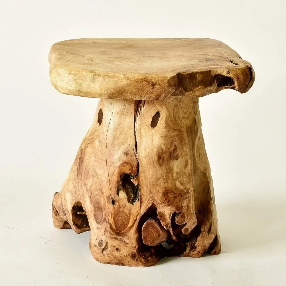 

#For Tree Stump Stool Live Edge, Natural Edge Side Table, Plant Stand, Nightstand, Mushroom Stool 14" Tall&