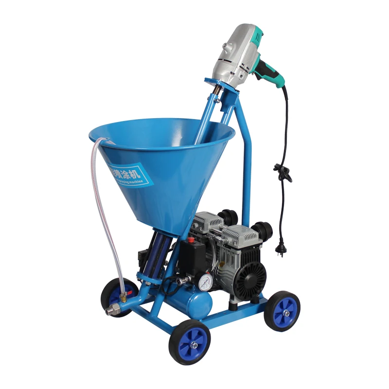 

1500W Spraying Coating Putty Painter Mortar with Two Pumps Kind Waterproof Material Spray Machine