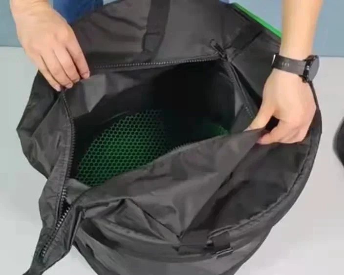 for Garden Grass Trimmer Bag Waterproof Dry Black Hydroponics Leaf Bowl Trimming Bag