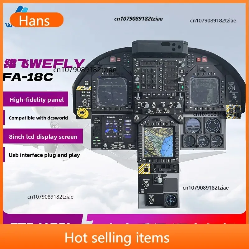 2026 Hot Item WeFly Hornet FA-18C Multi-function Display Compatible with DCS World Flight Simulator UFC AMPCD HUD DDI DCS Air
