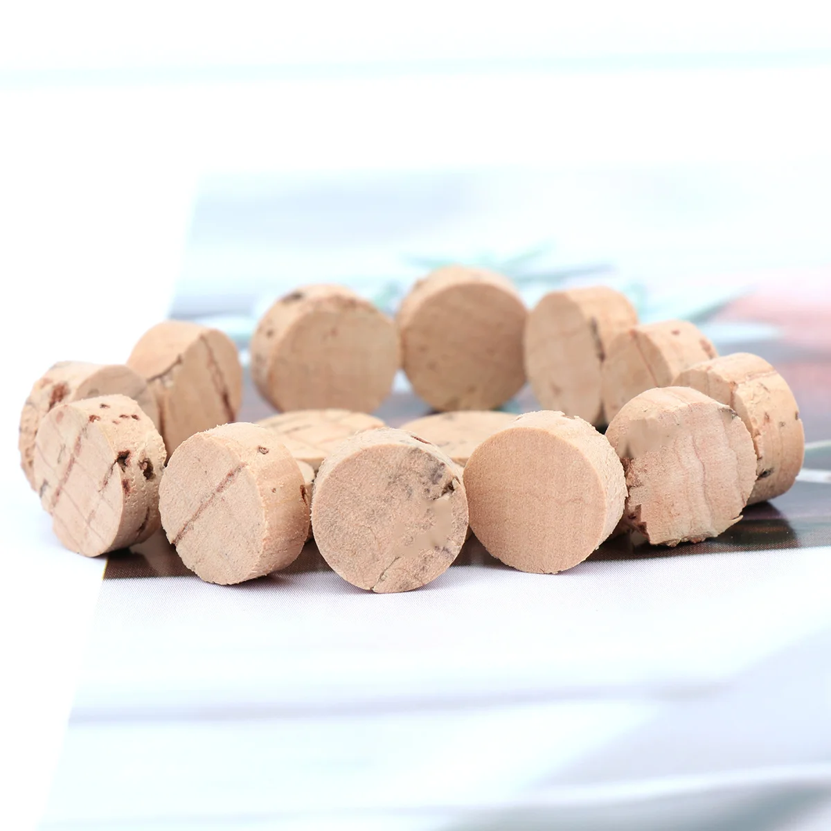 20Pcs Cork Mat for Saxophone Oboe Clarinet Instruments Fine Workmanship Odorless Elastic Sealing Pads for Musical Instrument