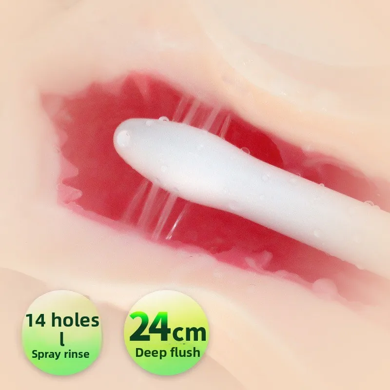 만미아오 유명 제품 남성용 청소 스틱 성인용품 솔리드 버트 인버티드 몰드 마스터베이터 채널 린서