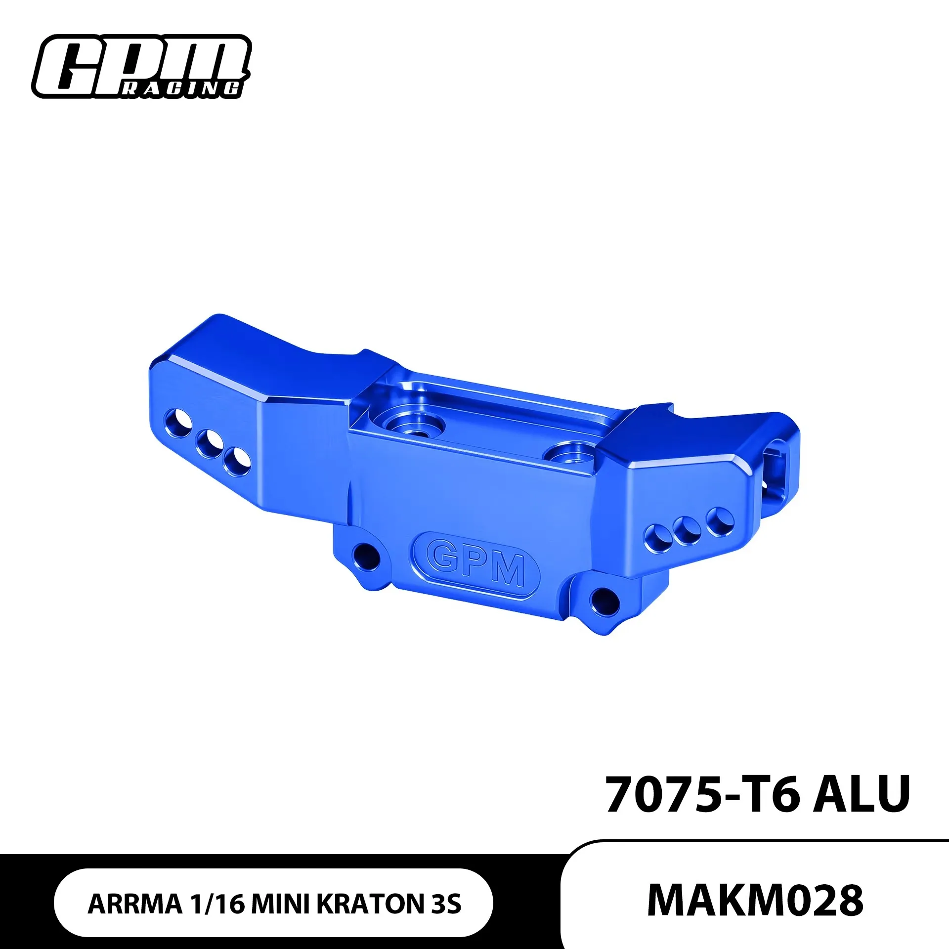 ARRMA 1/16 Mini Camon 3S, передняя подвесная пластина из алюминиевого сплава 7075-T6