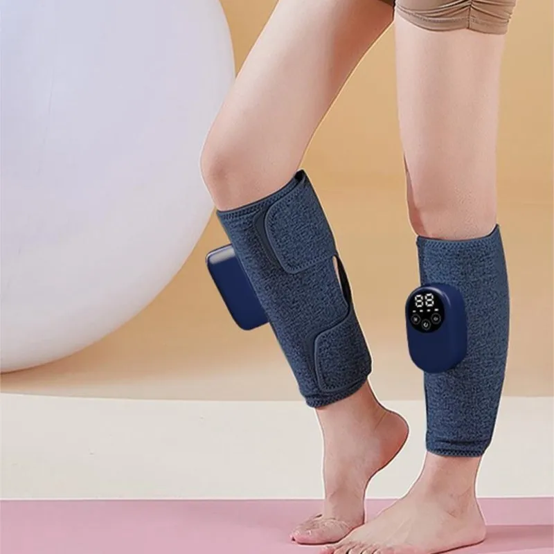 

Electric Leg Massager Wireless with Air Compression Rechargeable for Pain Relief Calf Muscle Fatigue Relax Massage Health Care