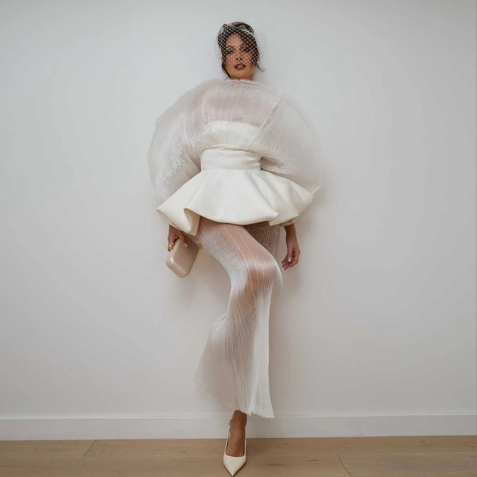 Stunning 2026 New Pleated Dress Evening Gown Unique Design Strapless Pleats Organza Prom Party Dresses Women Formal Dress Custom