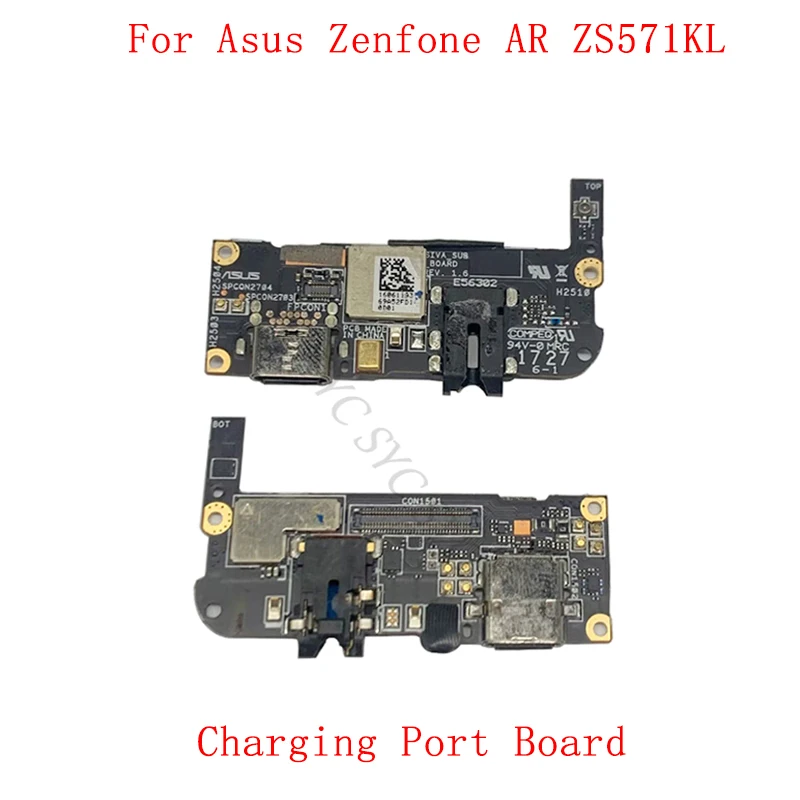 Original USB Charging Connector Port Board Flex Cable For Asus Zenfone AR ZS571KL Charging Port Repair Parts