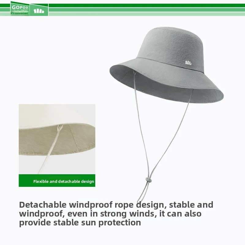 Ultra-Light Portable Fishing Cap Men's Sunshade Hat UV Protection Foldable Breathable Casual Style for Autumn Travel