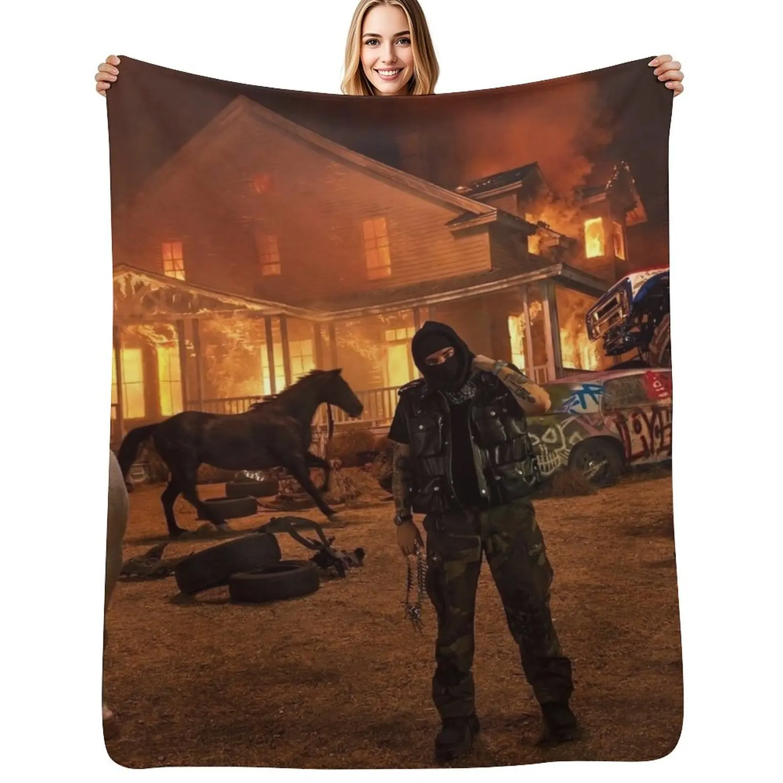 

Yeat LYFESTYLE Throw Blanket Retros for sofa Heavy Baby Blankets