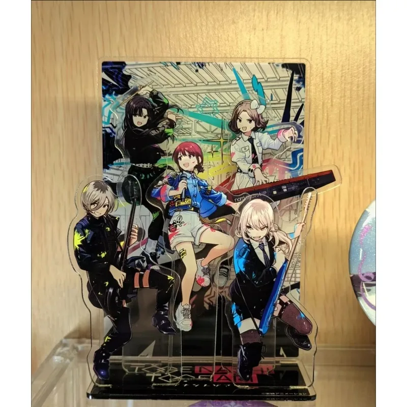 JX TOY 8cm GIRLS BAND CRY Stage Collective Photo Acrylic Stand Mini NINA ISERI Figure SUBARU AWA Statue MOMOKA KAWARAGI Dolls