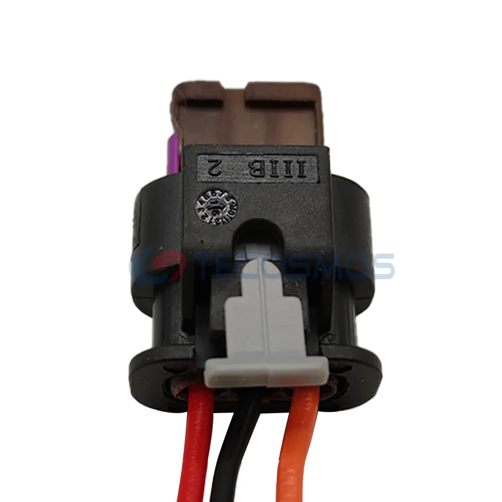 Conector automático 4F del arnés de cables del enchufe del sensor de presión de aceite impermeable hembra de 3 pines 0973703 A para VW AUDl GOLF PASSAT A1 A3 A4 A6 A7