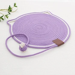 Magic Tool for Grinding Claws Woven Cotton Rope Cat Claw Mat Self High Ball Integrated Sleeping Mat Cat Claw Mat washable