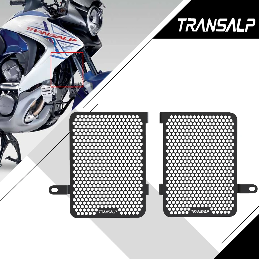 

Motorcycle Radiator Grille Cover Guard Protection Protetor For Honda XL700V Transalp XL 700V TRANSALP 2008-2022 2021 2020 2019