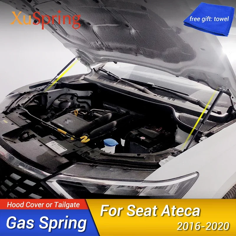 Do Seat Cupra Ateca 2019 2020 2021 2022 2024 Refit Bonnet Hood Gas Shock Lift Strut Bars Support Rod Car Styling Accessories