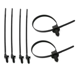10pcs Universal Car Wire Organizers Wire Harness Fastener Cable Clamp Cable Ties Car Corrugated Pipe Automotive Accessories