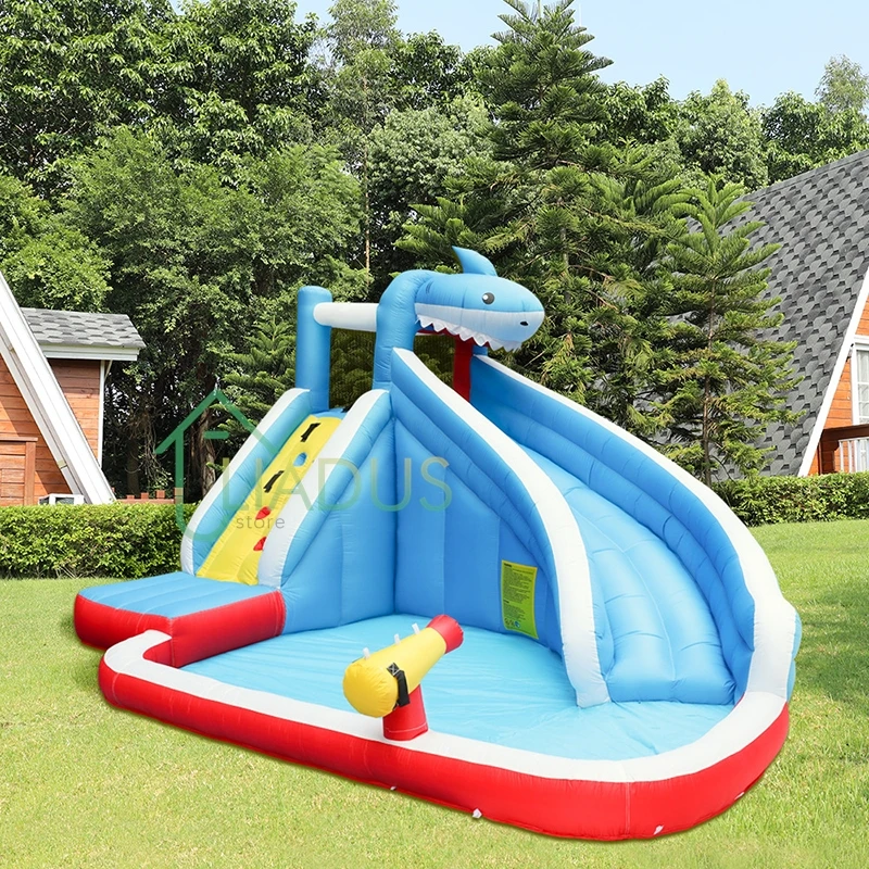 

Inflatable Trampline Bouncy Castle Jumping House With Blower Inflatable Bouncer Castle Kids Courtyard Inflatable Game Play House