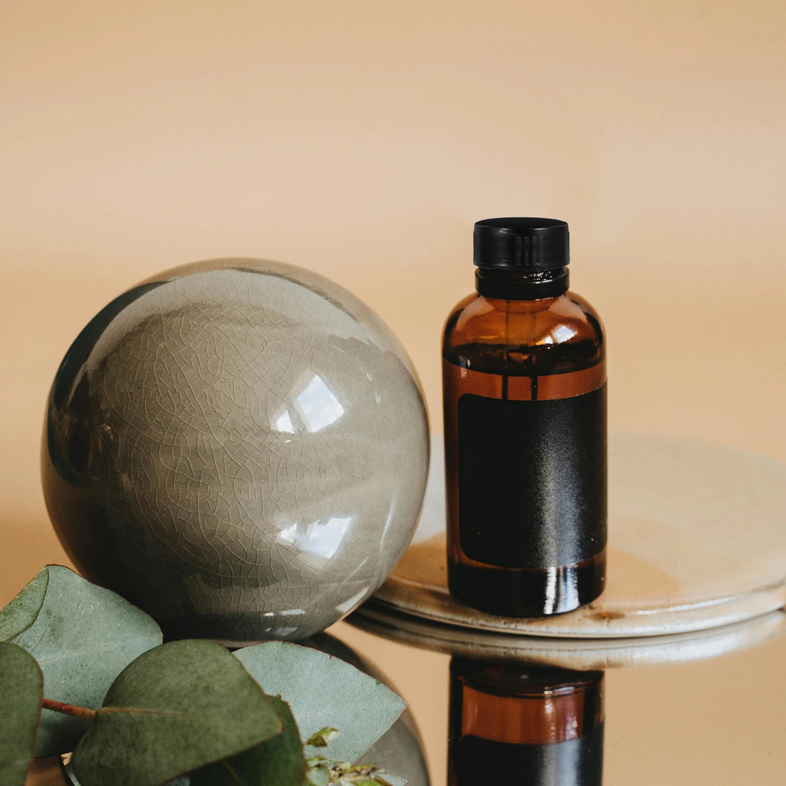 

24 Pcs Oil Bottle Caps Black Small Plastic Bottles White Conical Plug Sealing Lids for Aromatherapy Small Plastic Bottles