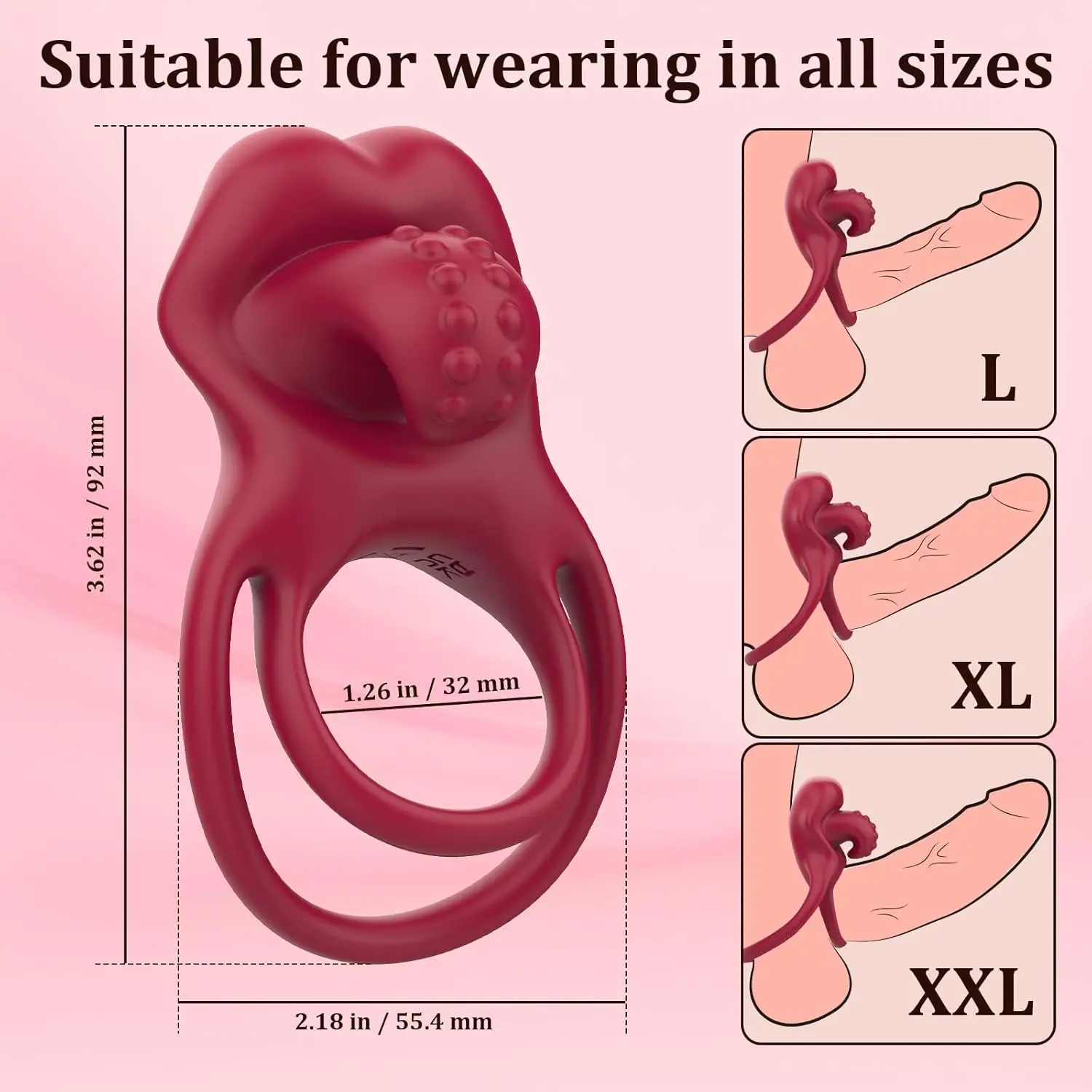 Vibrating Cock Ring for Clitoral Stimulation