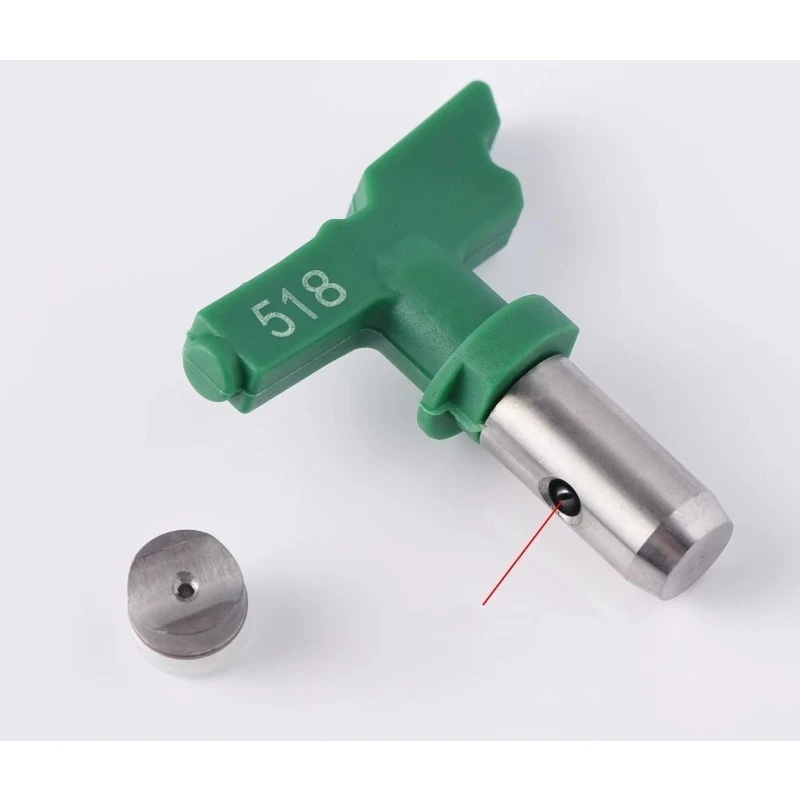 New low pressure nozzle 518 318 418 low pressure high atomizing latex paint fan atomizing nozzle fit for GRACO