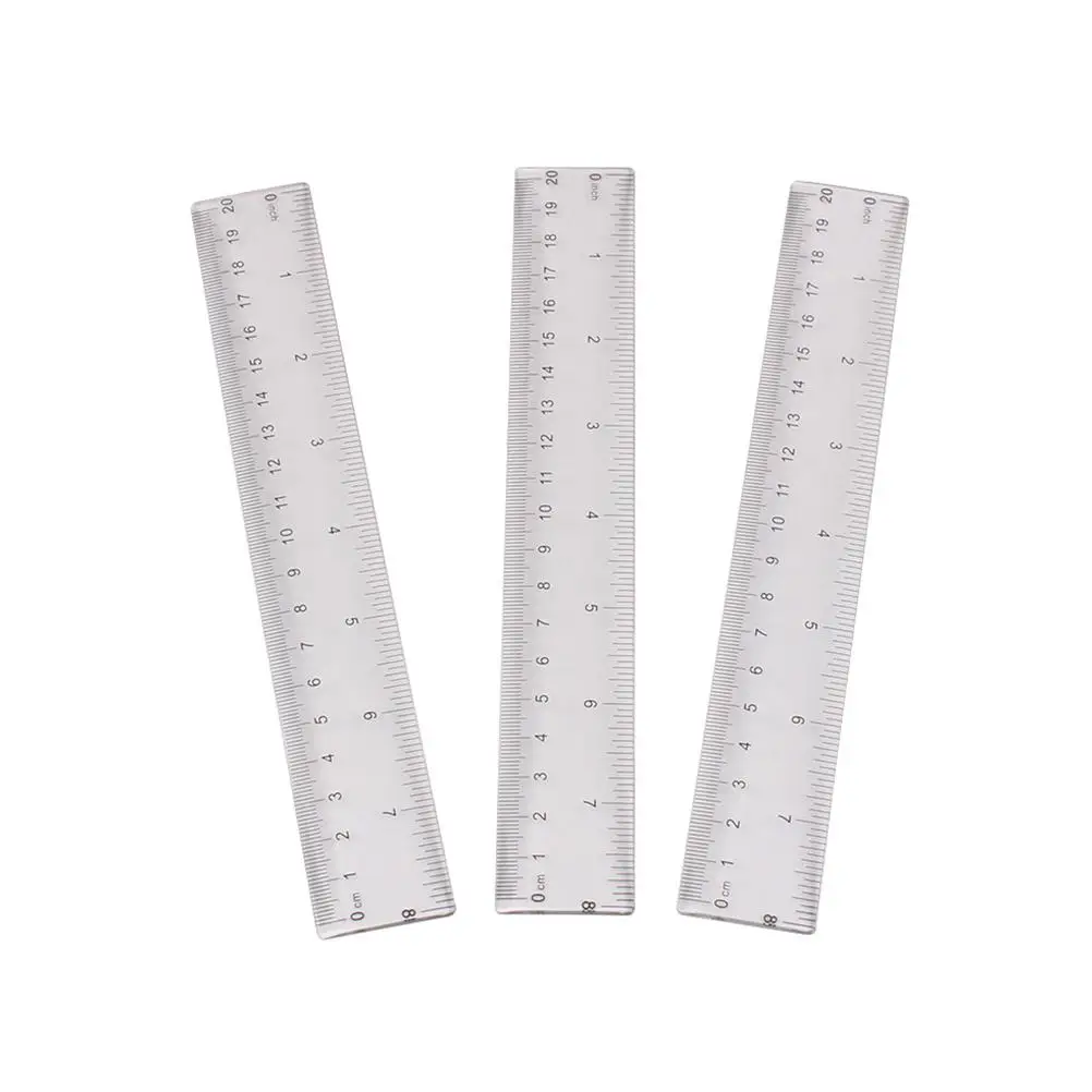 16 Pcs Ruler Creative for Student Drawing Accurate Straight Precision Scale Home