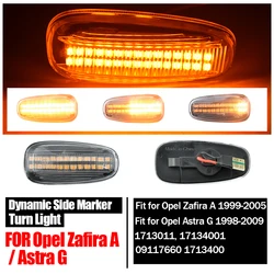 2Pcs LED Dynamic Fender Side Marker Light Turn Signal Lamps For Opel Frontera B/Speedster Astra G/Zafira A/Cadillac STS Vauxhall
