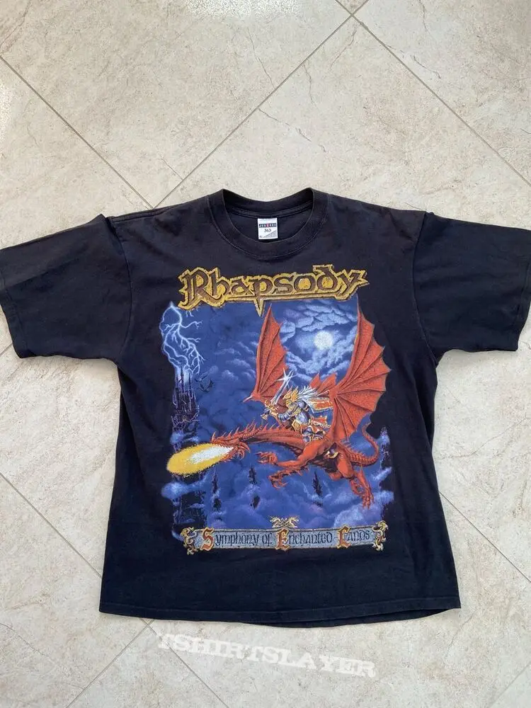 Rhapsody of Fire shirt Symphony of Enchanted Lands tee 100% cotton TT8873