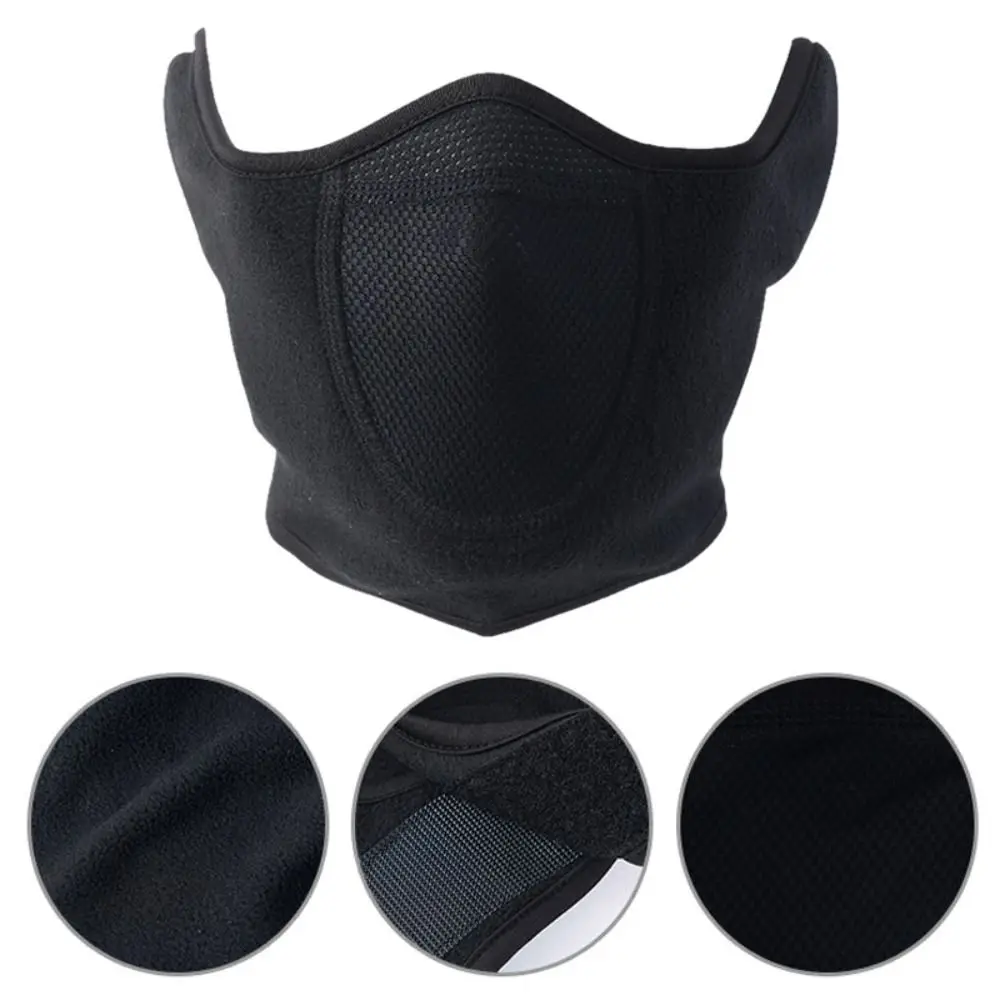 Winter Running Face Masks New Mesh Neck Warmer Fleece Sport Mask Skiing Cycling Scarf Ear-Cover Warm Neck Cover