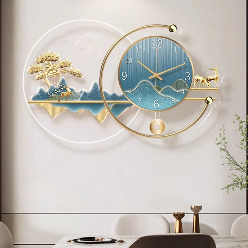 Art Mural Wall Clocks Luxury Digital Xenomorph Led Restaurant Nordic Wall Watch Minimalist Creative Horloge Murale Home Design