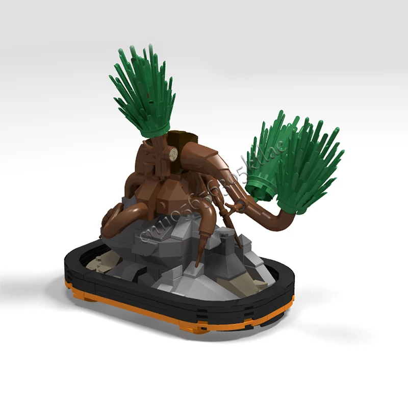 199 PCS Bonsai Bonsai On A Rrock MOC Customize Modular Building Block Technology Design Brick Creative DIY Festival Toy Gift