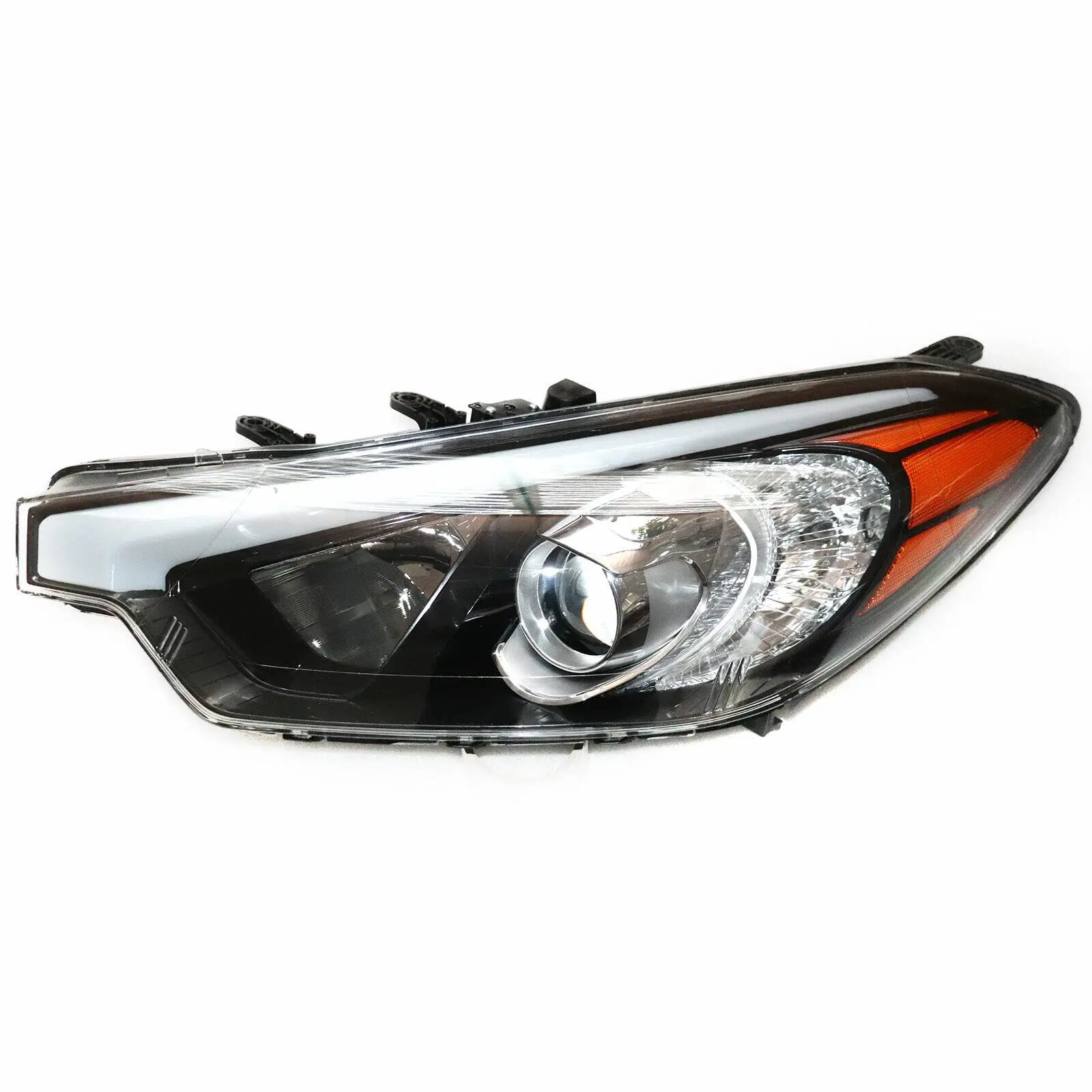 

Left Headlight Headlamps【Halogen】 Headlights Head Lamp for 2014 2015 2016 Kia Forte Forte5 Lx Ex & Koup Left