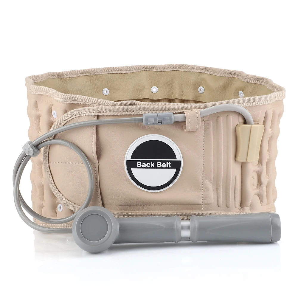 

Надувной поясной массажер, регулируемый декомпрессионный пояс для спины, поясничная поддержка, воздушный тяговый бандаж, массажные ремни для талии