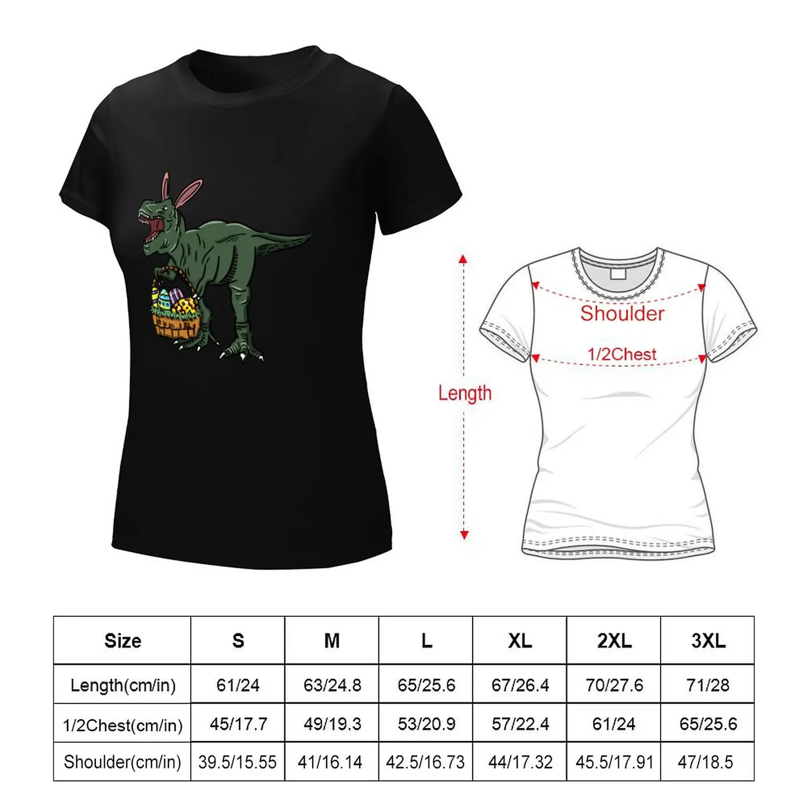 Easter T-Shirt Female clothing anime clothes cute clothes cute tops tight shirts for Women