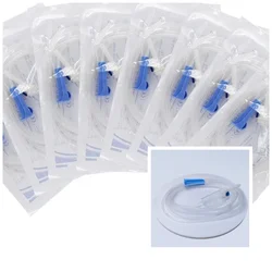 Dental 10PCS Implant Surgical Tube Match NSK Flushing Pipe Irrigation Tubing Dentist Water Pipe Transparent Disposable Tube