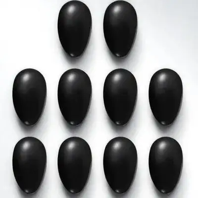 

10Pairs Reusable Durable Ear Caps for Hair Dyeing Coloring Styling Comfortable Easy Wash Black Ear Cover for Dyeing