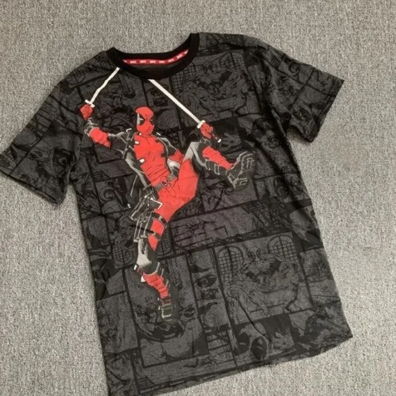 

Футболка с коротким рукавом от Marvel, модный мужской бренд, летняя повседневная универсальная одежда с изображением Человека-паука