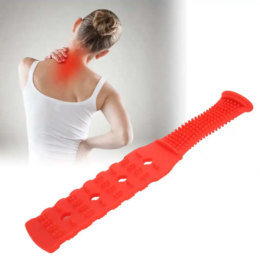 Portable Fitness Stick Pat Massager Massage Tool Body Plank Back Hammer Meridians Pat Stick Massage Pat Stress Relax Relief Pain