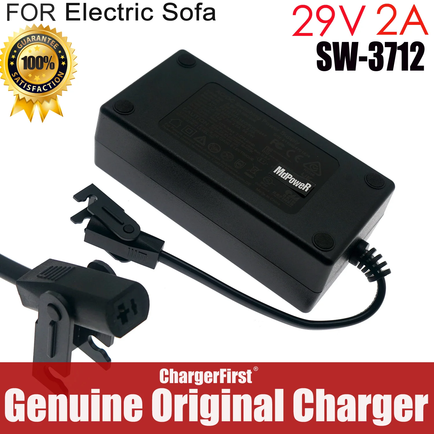 Genuine DewertOkin SW-3712 29V 2A 58W Power Supply JLDP.10.080.206 for CHEERS Electric Sofa OKIN Lift Chair Power Recliner