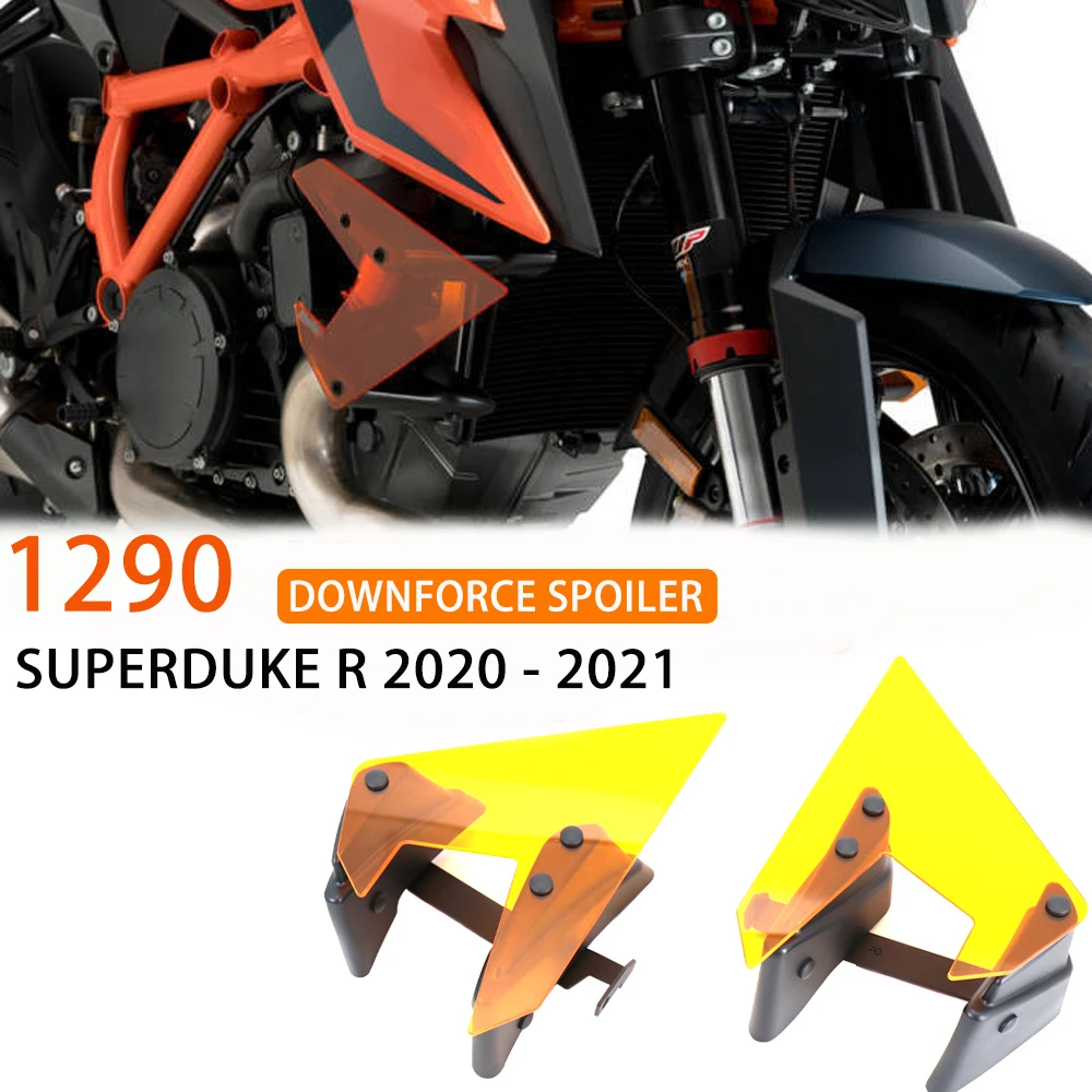 

Motorcycle ABS Downforce Spoilers Side Panels Wing Aerodynamic Winglet Kit Fairing For 1290 Superduke Super Duke R 2020 2021