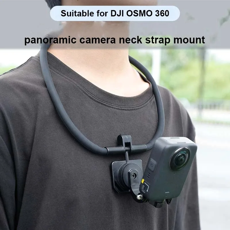

Для DJI Osmo 360 Insta360 X5/4/3 шейный ремень, набор кронштейнов для панорамной камеры, подвесной держатель с винтовой резьбой 1/4 дюйма, аксессуары