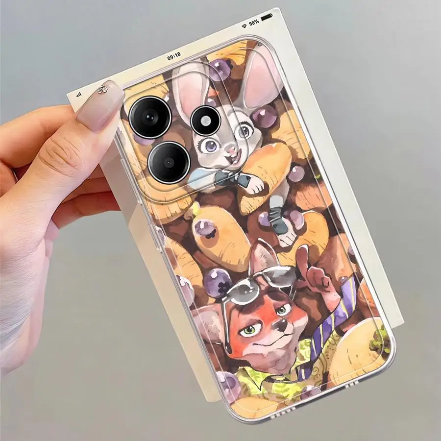 ديزني جودي نيك لينة غطاء الهاتف الحال بالنسبة ل Xiaomi Redmi ملاحظة 13C 12S 12 14C 9 9S 14 برو زائد 13 A4 10S 11S 11 #6