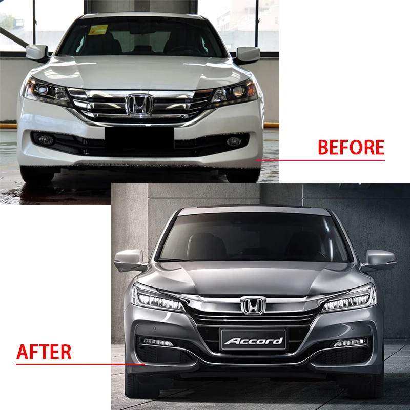 Body kit Front bumper for honda accord 9th CR 2013 2014 2015 Up 2016 2017 sport grille accessories