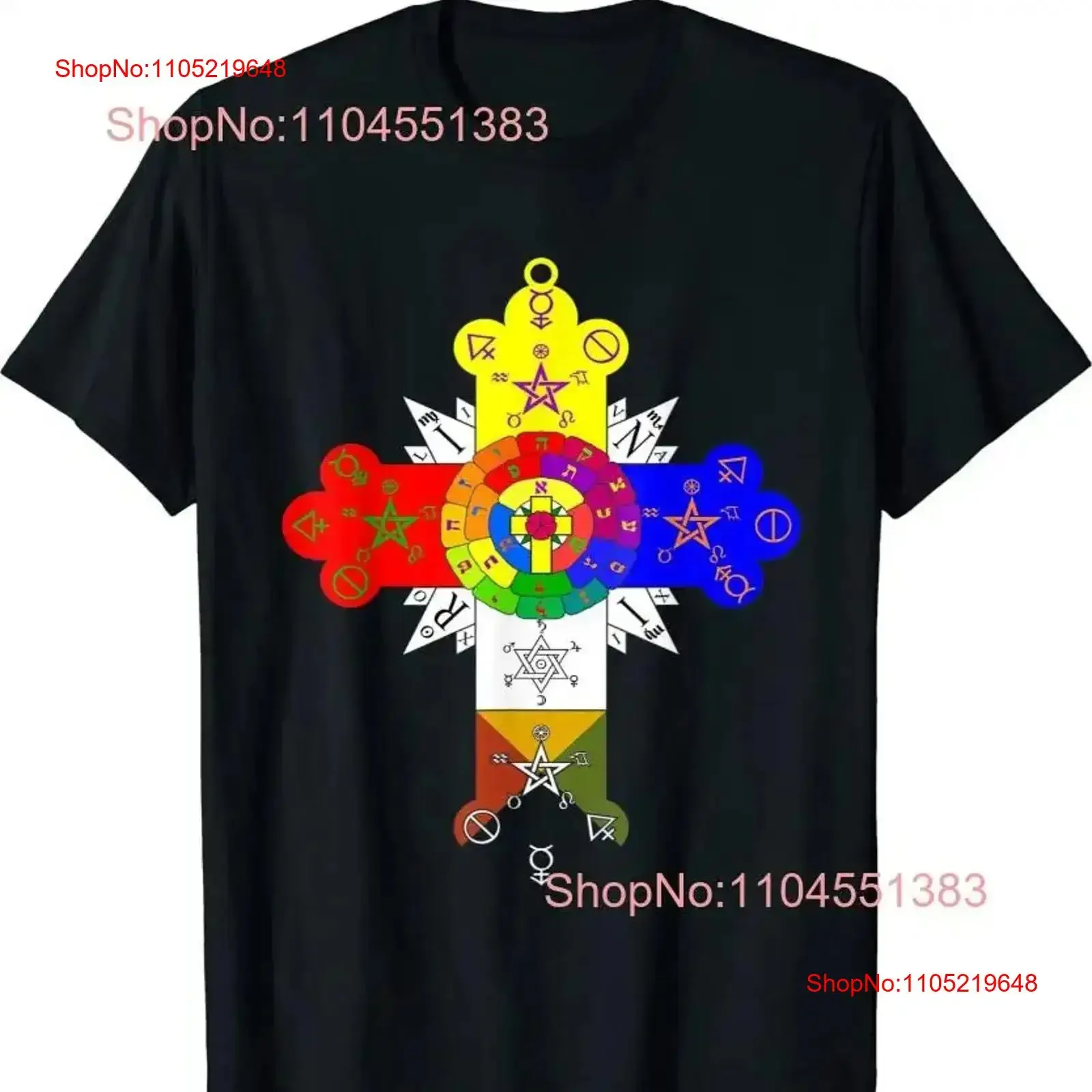 تي شيرت Rosy Cross Hermetic Order of The Golden Dawn غامض من S إلى 5XL عتيق مغسول أوم ناعم متعدد الاستخدامات للجنسين جرافيك
