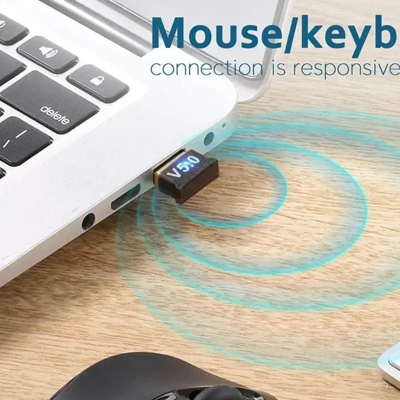 USB Bluetooth-Compatible Adapters Usb Wireless Computer Adapter Audio Receiver Transmitter Dongles for Laptop Mini Sender