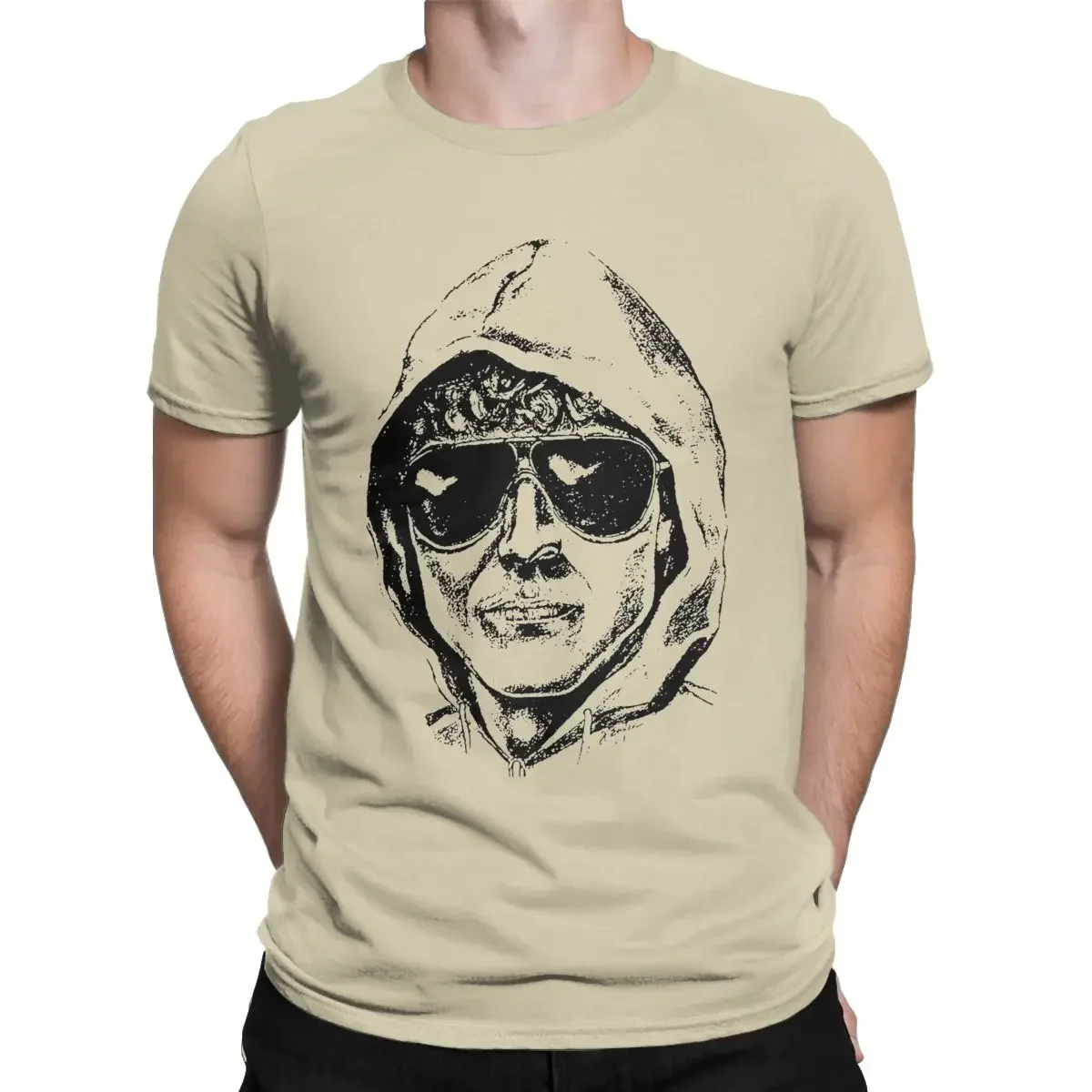 

Ted Glasses Cool Unabomber T Shirt Men Pure Cotton Funny T-Shirt O Neck Kaczynski Tee Short Sleeve Clothes Summer