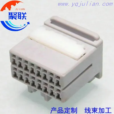 Auto 16pin plug 179054-6 179054-1 35563-1615 unsealed wiring cable connector with terminals