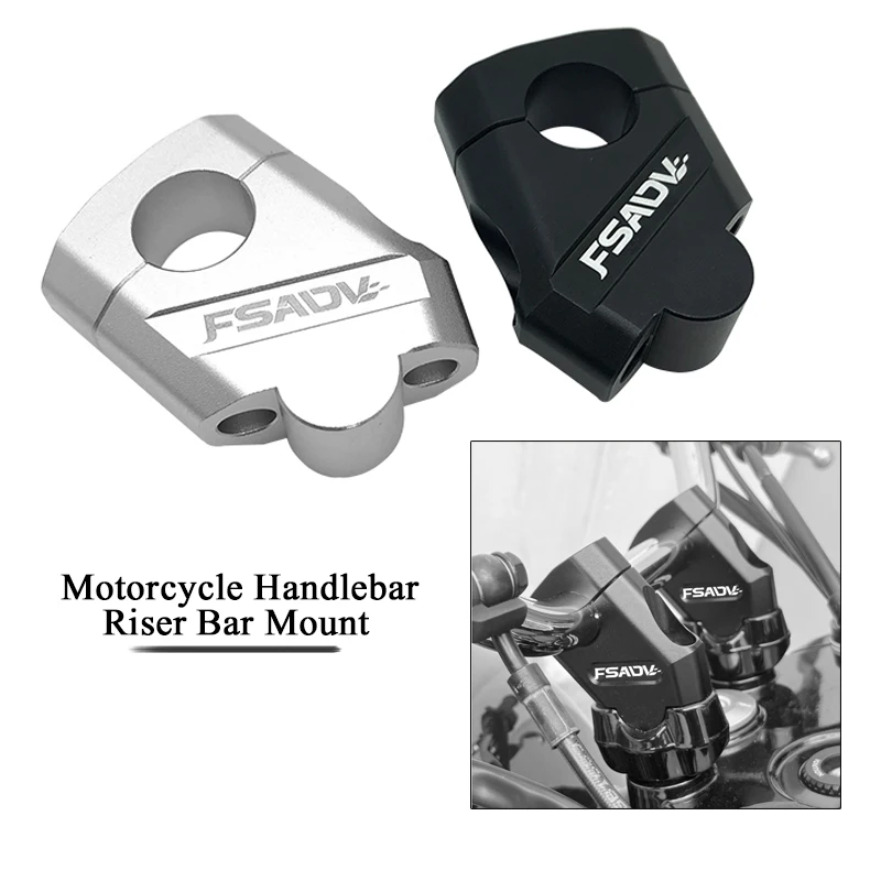 For BMW F850GS F900R F900XR F 850 GS ADV Motorcycle Accessories Handle Bar Riser Clamp Extend Handlebar Adapter Mount
