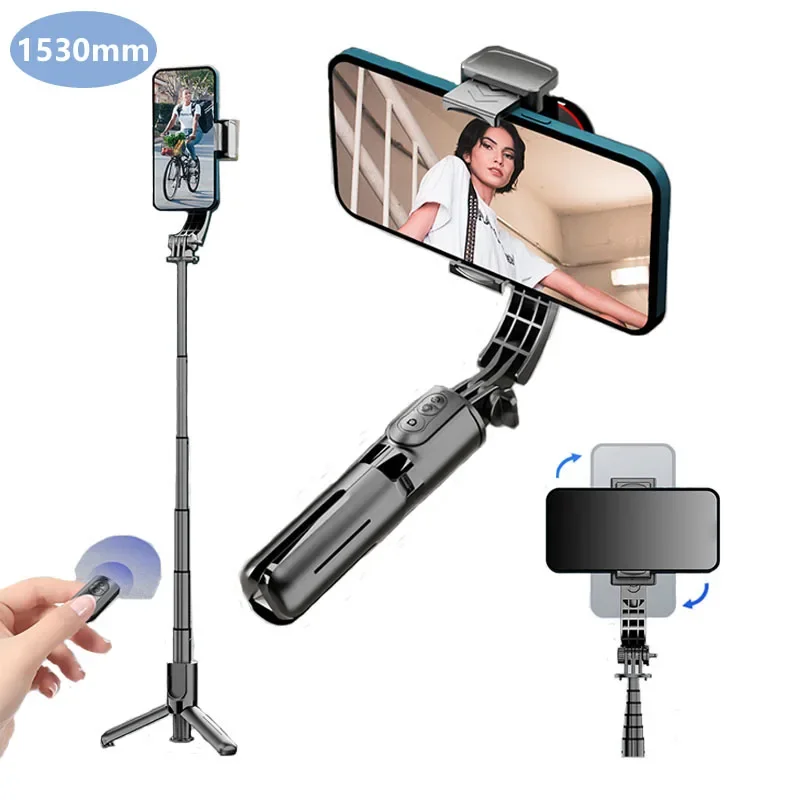 

L18s MINI Fill Light Stabilizer Selfie Stick Tripod Gimbal Stabilizer with Remote control