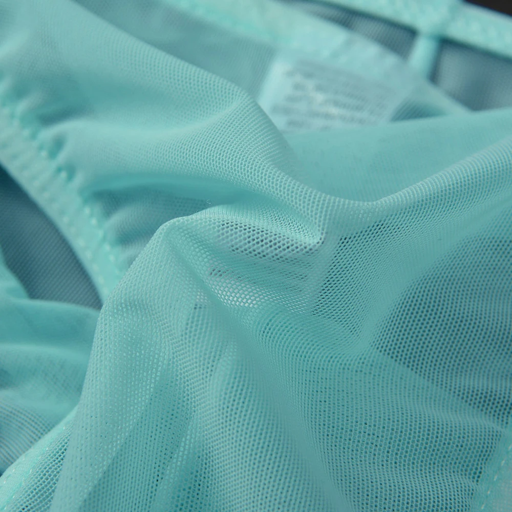 حار بيع رجل مثير الملابس الداخلية ملخصات الصيف الرجال \\\'s ملخصات الجليد شفافة منخفضة الخصر مثير سراويل مثلي الجنس سلس حريري السروال #2