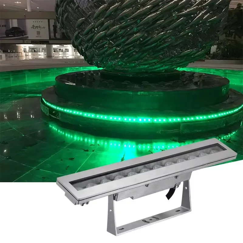 IP68 Colour Changing Bulb Marine Recessed Underwater 316SS Waterproof Led Submersible Landscape Pond Fountain Garden Linear